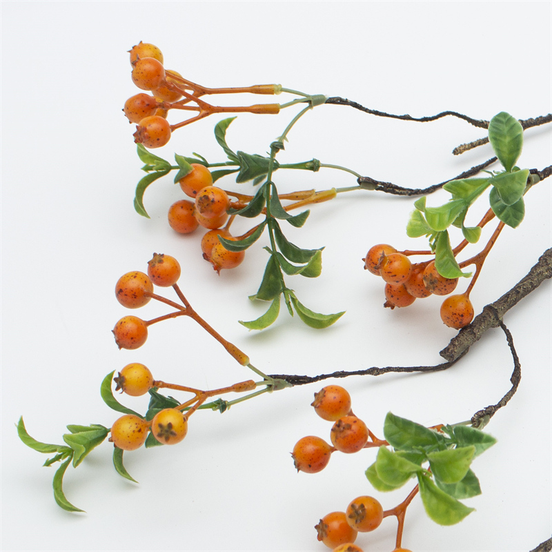 Berry Holly Branches in Dwarf Vase