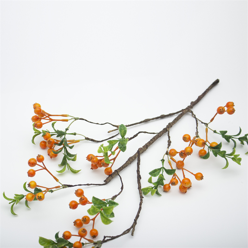 Berry Holly Branches in Dwarf Vase