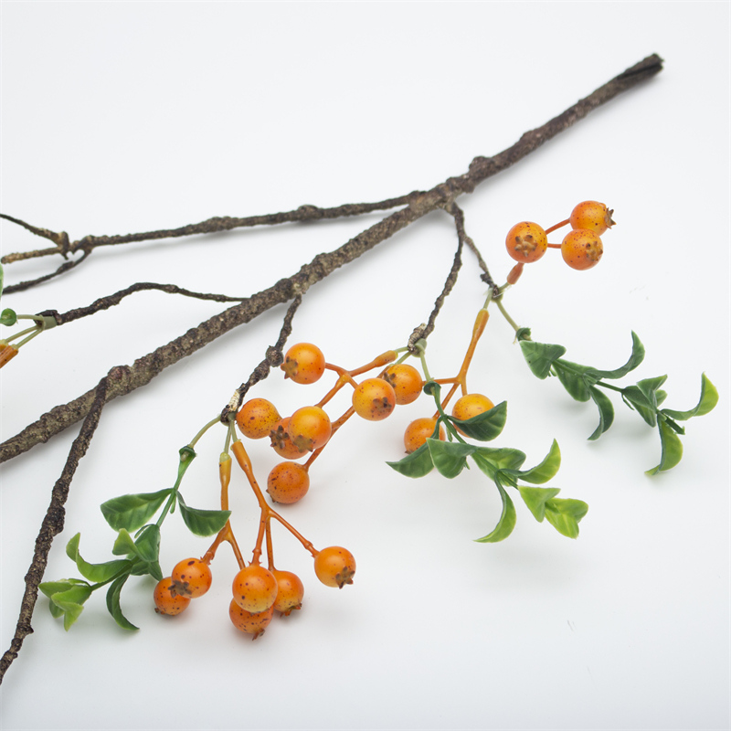 Berry Holly Branches in Dwarf Vase