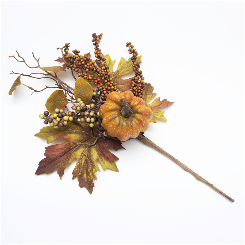 3.5 Inch Pumpkin Berry Fall Stem