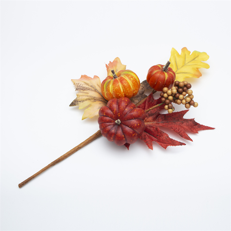 Mixed Pumpkin Artificial Flower Stems