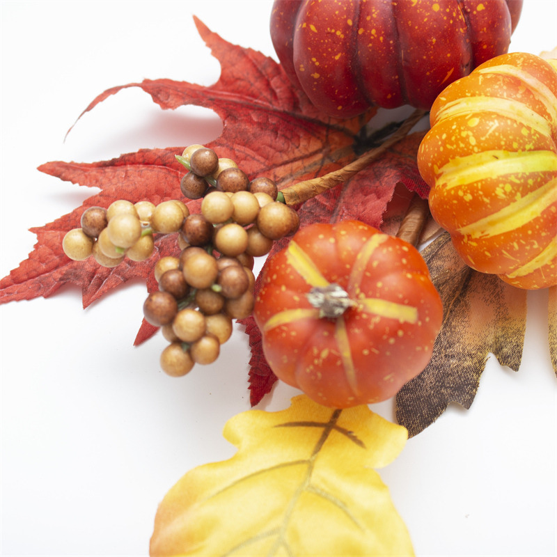 Mixed Pumpkin Artificial Flower Stems