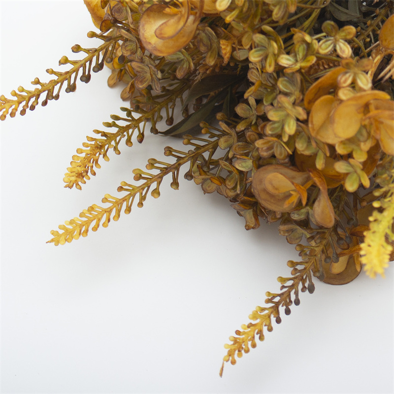 Yellow Shell Flower Fake Wedding Bouquet