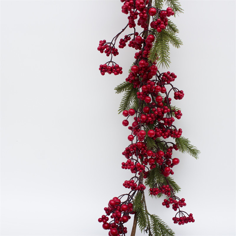 Christmas Berry Tree Vine With Pine Needles