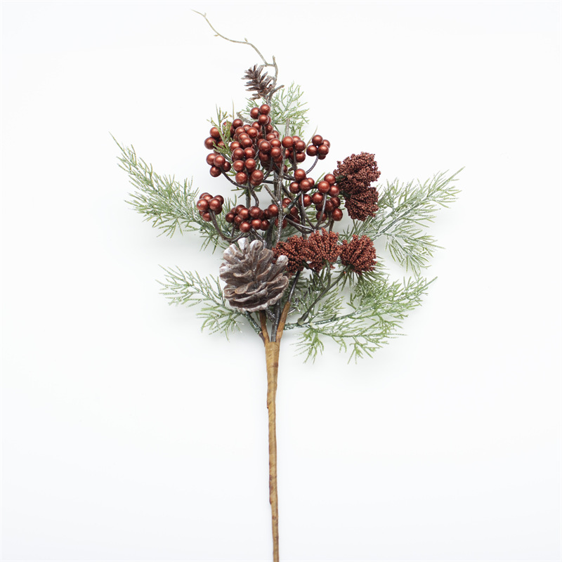 Pine Cone Branch With Bronze Berries