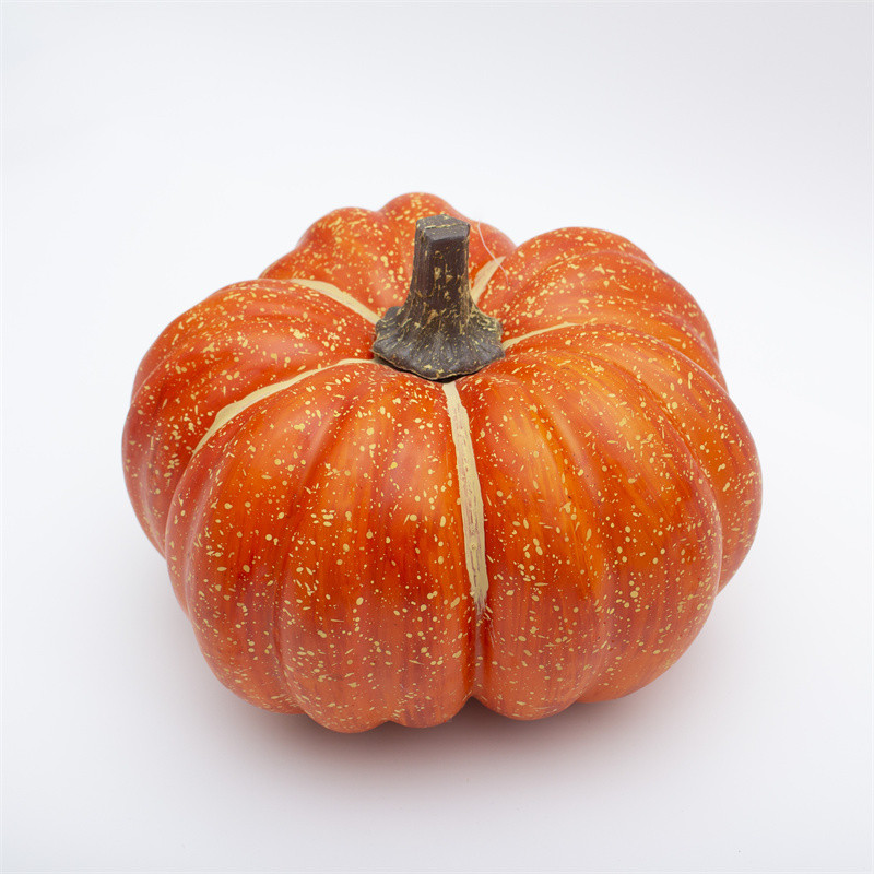 Single Large Orange Simulated Pumpkin