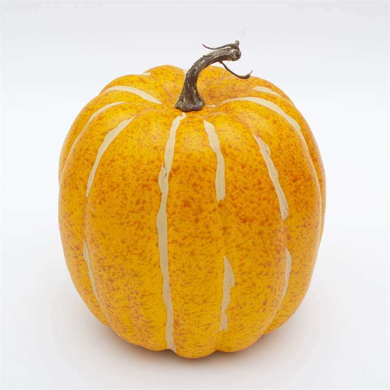 Single Golden Foam Artificial Pumpkin