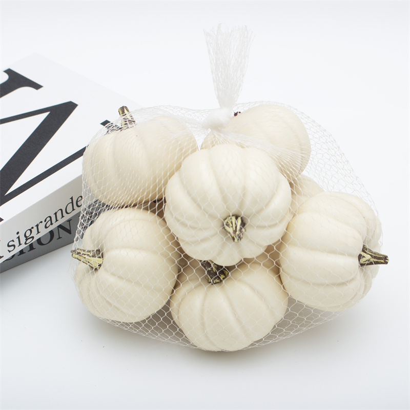 Milky White Small Pumpkin Combination