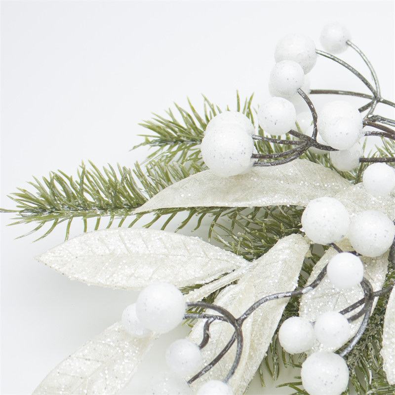 Simulation White Berry Christmas Branch