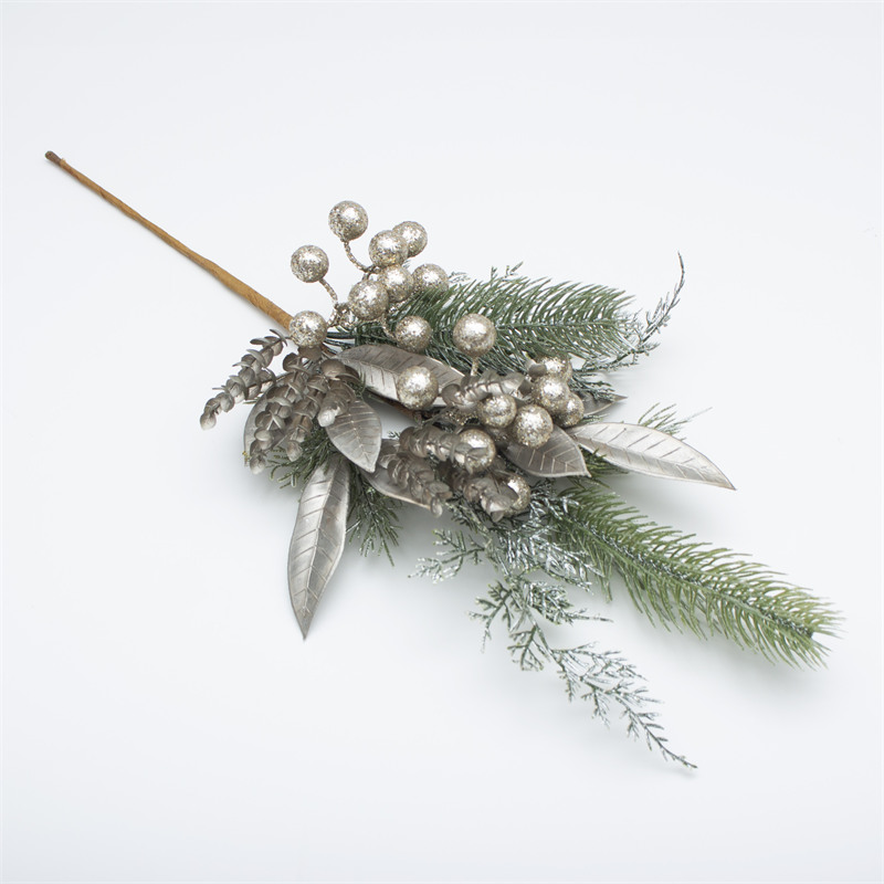 20 Inch Champagne Berry Christmas Decoration