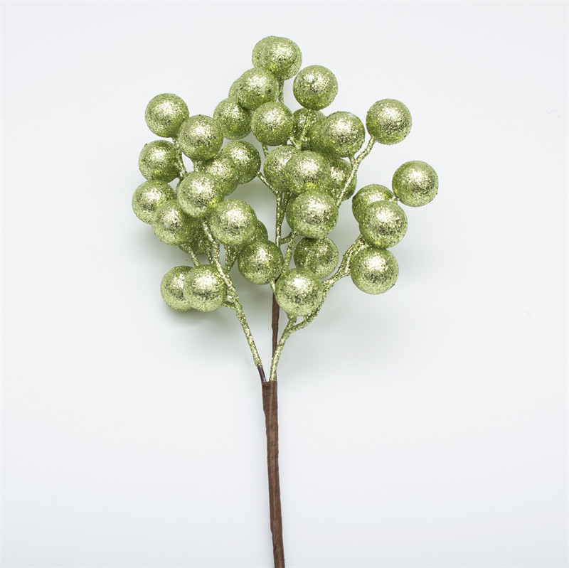 Grass Green Berry Stems Christmas Arrangement