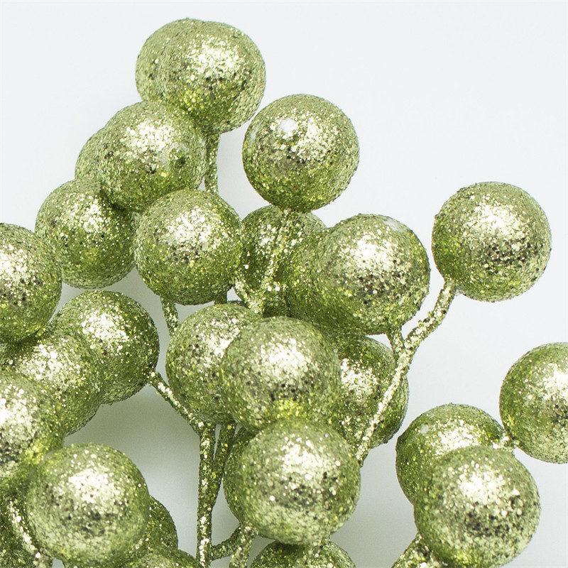 Grass Green Berry Stems Christmas Arrangement