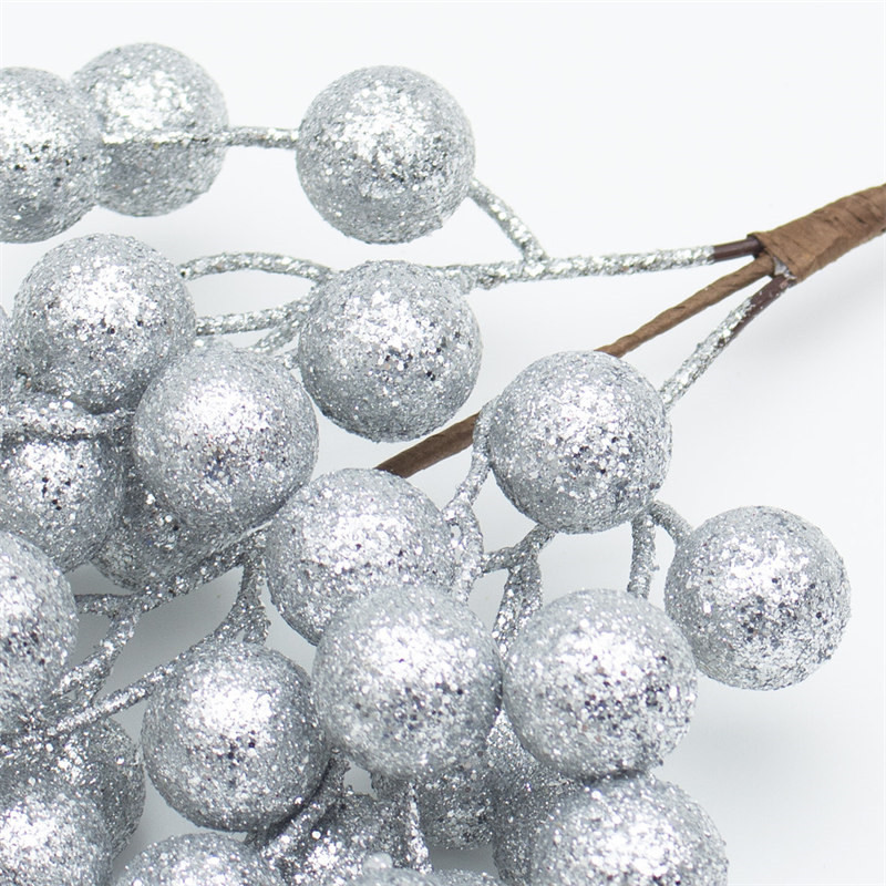 Silver Berry Christmas Decorate Artificial Branch