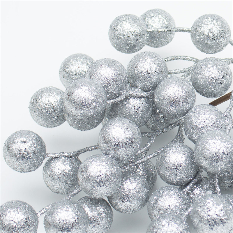 Silver Berry Christmas Decorate Artificial Branch