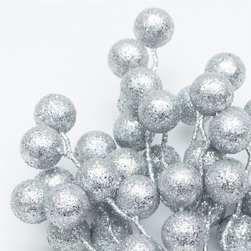 Silver Berry Christmas Decorate Artificial Branch