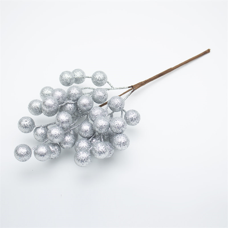 Silver Berry Christmas Decorate Artificial Branch