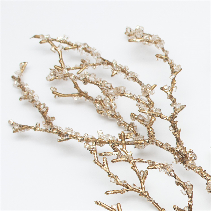 Champagne Diamond Mist Pine Branch