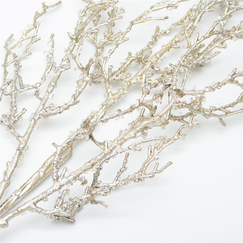 Platinum Gold Diamond Mist Pine Christmas Branch