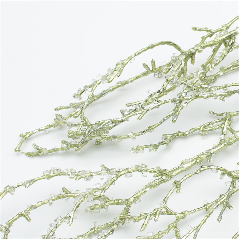 Light Green Diamond Mist Pine Branch Ornament