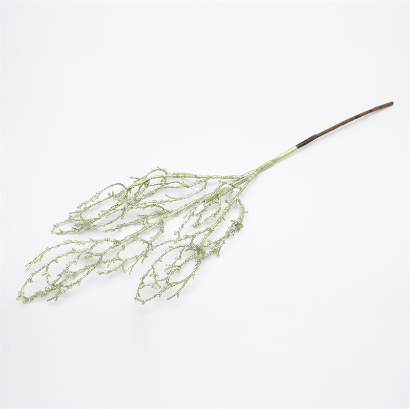 Light Green Diamond Mist Pine Branch Ornament