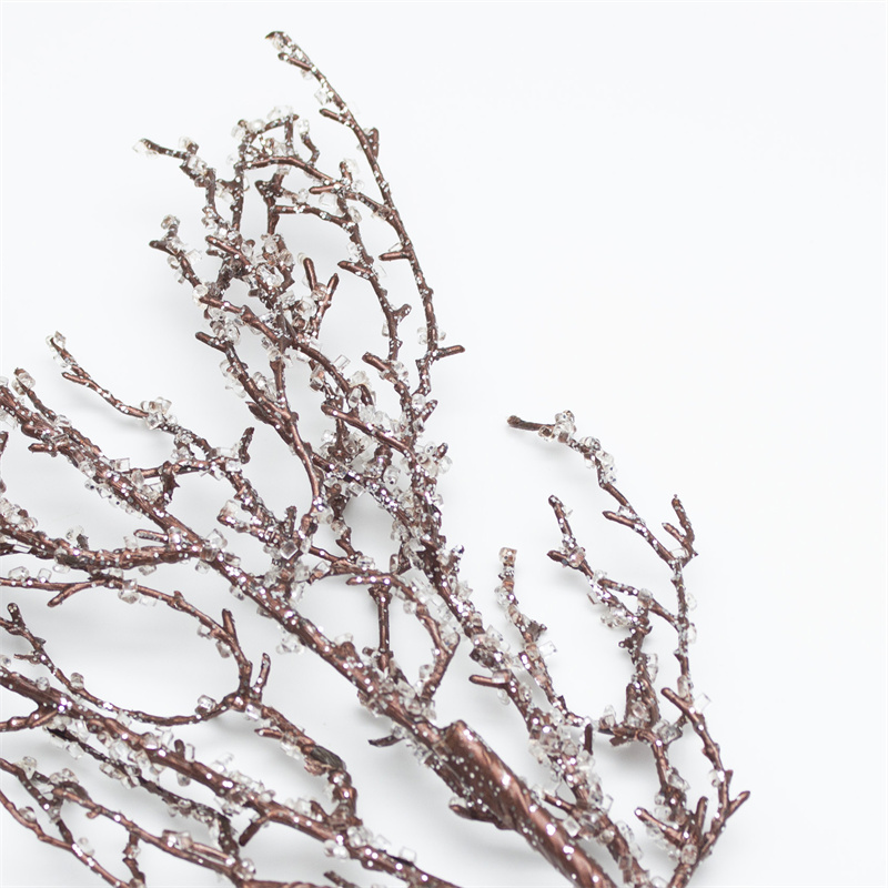 Brown Mist Pine Tree Branch With Diamond