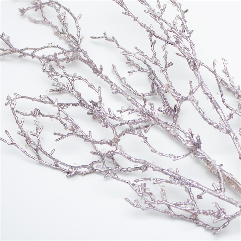 Purple Mist Pine Tree Branch With Diamond