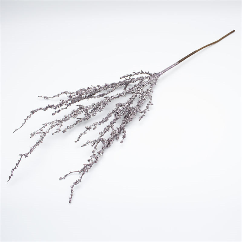 Glitter Purple Pine Tree Twig With Sequin